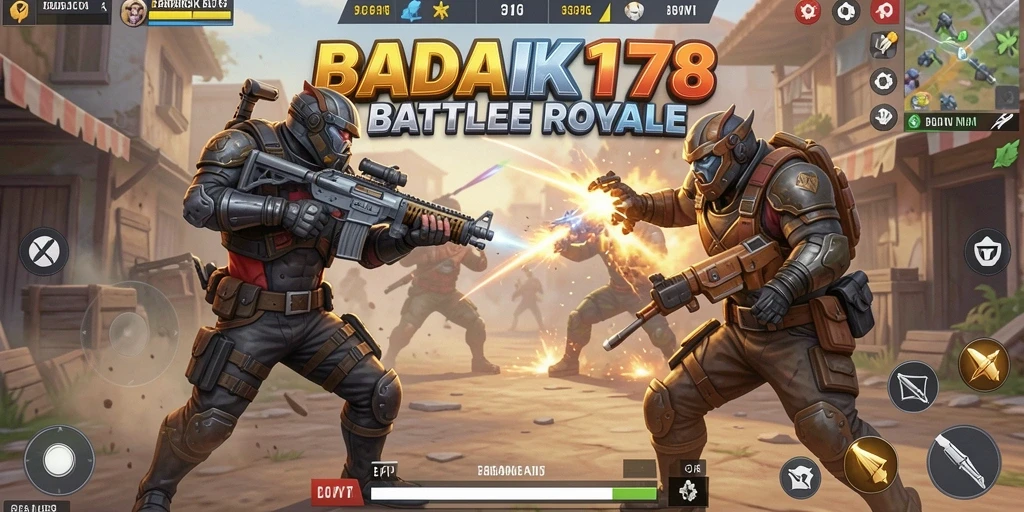 Gameplay BADAK178 yang mendebarkan dengan aksi tempur seru.