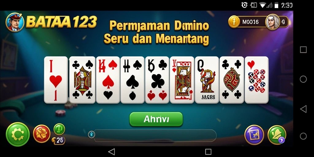 Gameplay seru Domino di BATA123 yang menyenangkan.