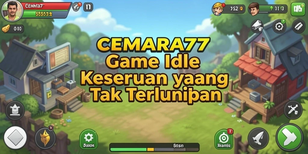 Tampilan gameplay menarik dari CEMARA77 dalam genre Idle.