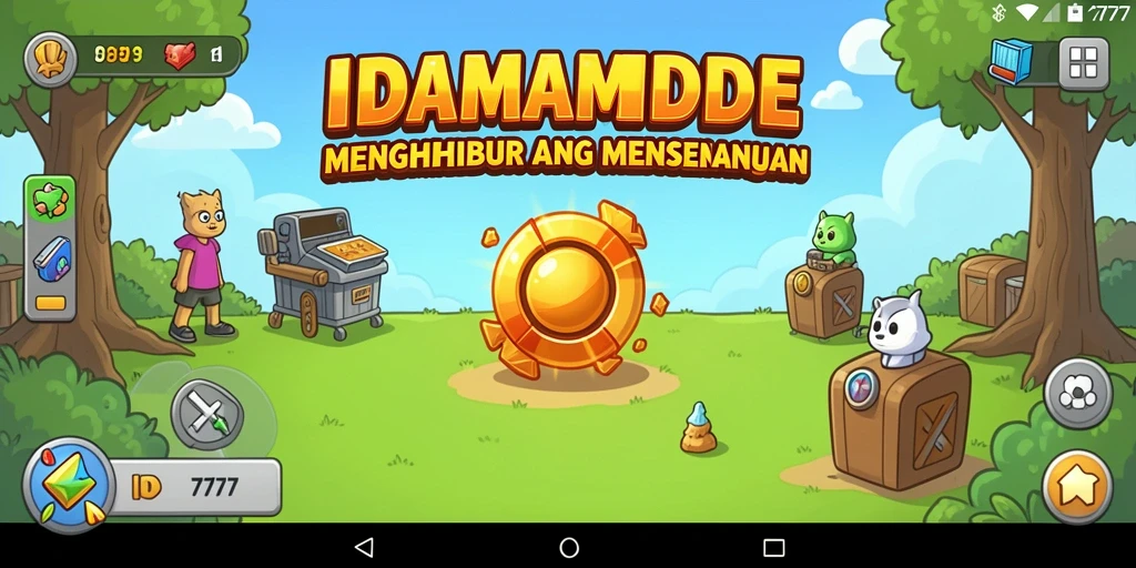 Screenshot permainan IDA777 menampilkan gameplay yang santai dan menghibur.