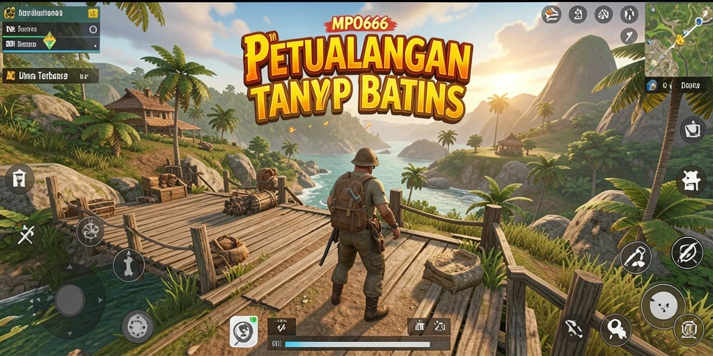 Tangkapan layar aksi gameplay Open World MPO666.