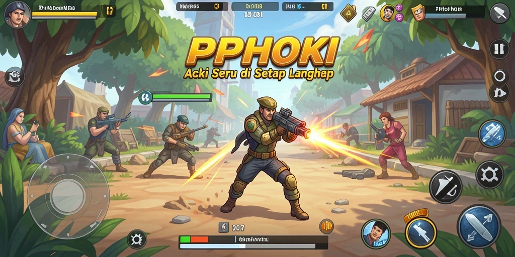 Tampilan permainan PPHOKI yang epik dalam aksi penuh ketegangan.