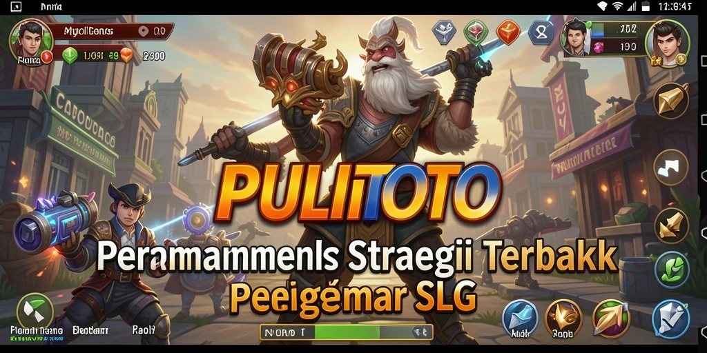Screenshot gameplay PULITOTO yang menggambarkan pertempuran epik.