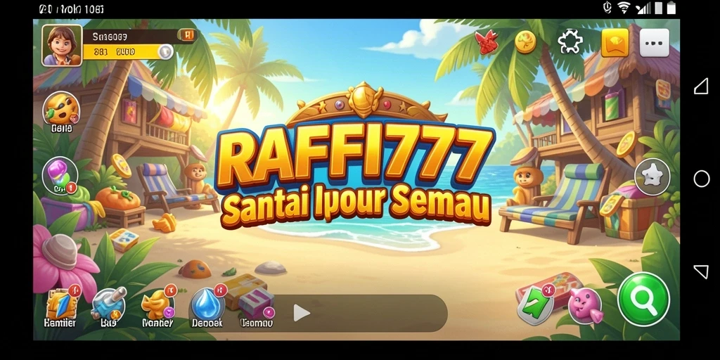 Tampilan menarik dari gameplay RAFFI777 yang menyenangkan.