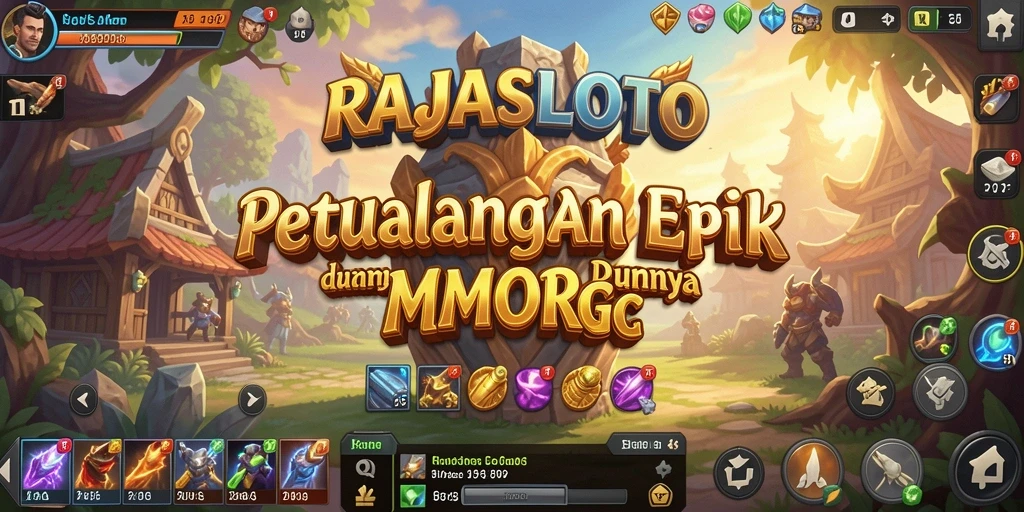Tampilan gameplay seru dari RAJASLOTO yang menarik perhatian.