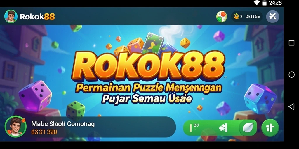 Tampilan gameplay ROKOK88 yang menarik dan penuh tantangan.