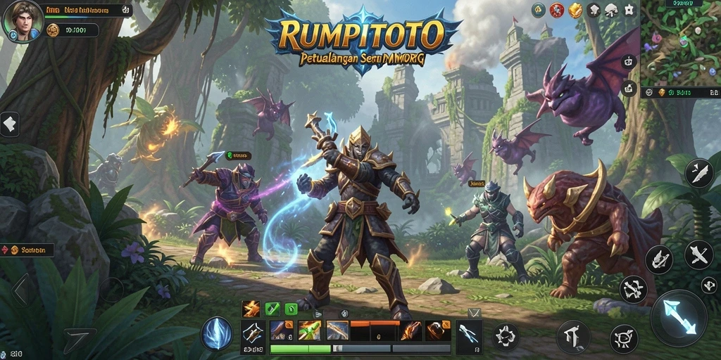 Gameplay RUMPITOTO yang seru dan menarik dalam dunia MMORPG