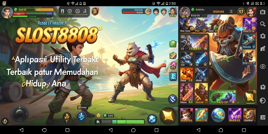 Tampilan antarmuka SLOST8808 yang sederhana dan efisien.