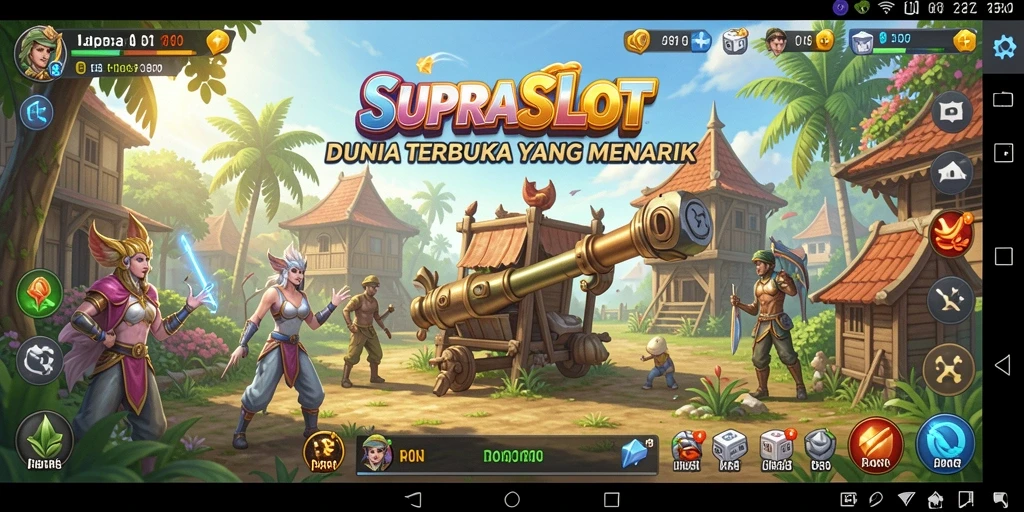 Screenshot gameplay Open World dari SUPRASLOT yang menarik.